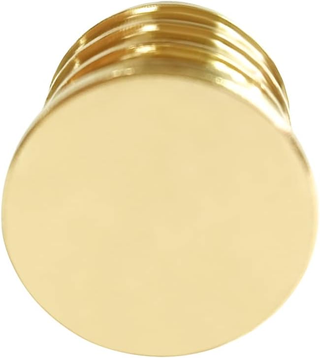 Joywayus 3/4" PEX Barb Plug End Cap Brass Crimp Fittings (Pack of 10)
