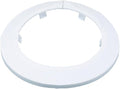 90mm Pipe Cover Decoration; Fit 3.54" Outer Diameter Pipe/Hole; White PP Plastic Escutcheon Collar; Snap-on Water Escutcheon Plate for Bathroom Kitchen Wall Tube Decor 1Piece