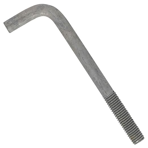 1/2"-13 x 6" L-Bolt Concrete Anchor Bolt - Hot Dip Galvanized by Conquest Fasteners