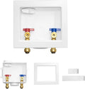 30-PACK GUOFIS Washing Machine Outlet Box, PEX Laundry Washer Box with Central and Side Drain Design(1/2"Push-fit Connection Inlet X 3/4"MHT Outlet)(WM005-30Pack)