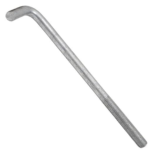 1"-8 x 18" L-Bolt Concrete Anchor Bolt - Hot Dip Galvanized by Conquest Fasteners