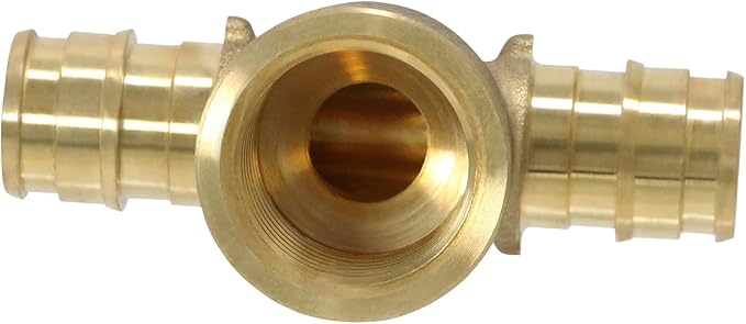 XFITTING Pex A 1/2 Inch x Pex A 1/2 Inch x 1/2 Inch Female NPT Tee, Pex A Female NPT Tee, 29-6-3=5XX, 5 Pieces