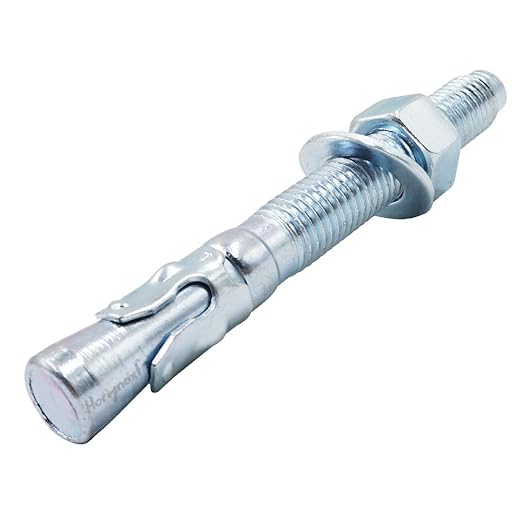 3/4" x 6-1/4" Wedge Anchor, for Cement and Concrete only, zinc-Plated Carbon Steel Screws and lag Bolts （ 30 pcs