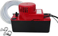 Professional Condensate Pump 115V/120V, 79GPH Flow & 15ft Lift, Auto Safety Switch for HVAC/AC/Dehumidifier/Furnace, Quiet with 20ft Tubing & 2 x Hose Clamp