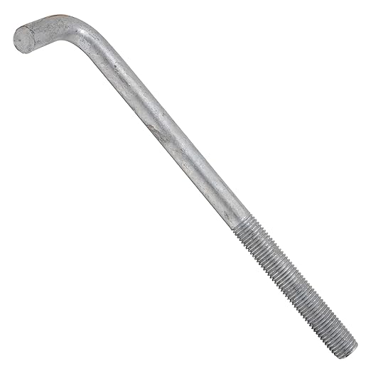 1"-8 x 16" L-Bolt Concrete Anchor Bolt - Hot Dip Galvanized by Conquest Fasteners