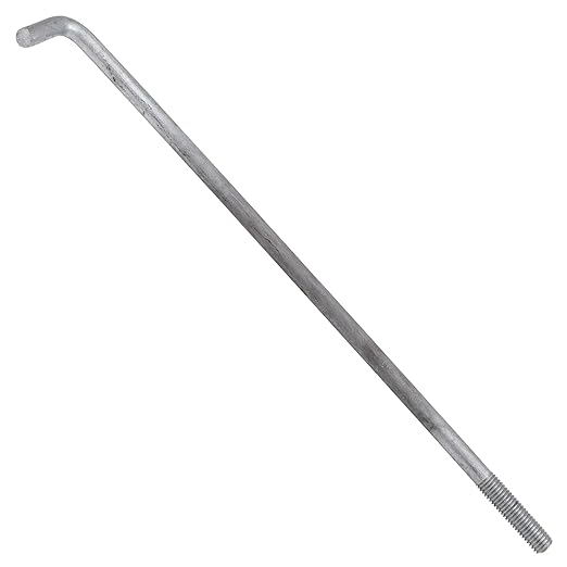 1/2"-13 x 16" L-Bolt Concrete Anchor Bolt - Hot Dip Galvanized by Conquest Fasteners