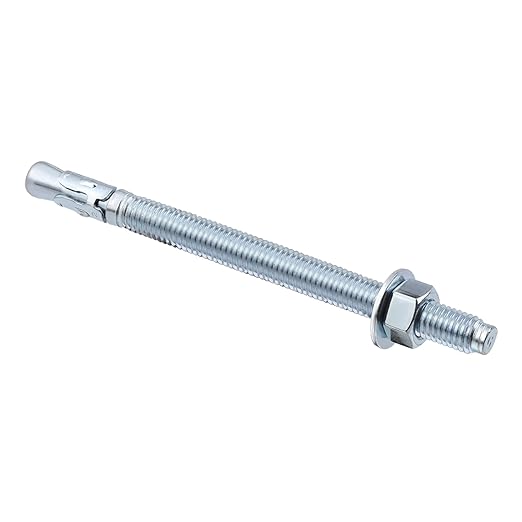 1/4 inch x 3-1/4 inch - 40 Pieces Wedge Anchor Zinc Plated Heavy Duty Fastener for Concrete
