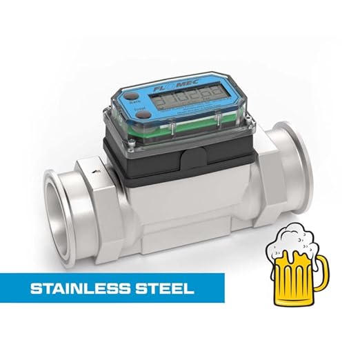 G2 Series High-Temp Turbine Flow Meter, 1-1/2 Inch Pipe Size, 2 Inch Tri-Clamp Fitting (G2S15TH9GMX)