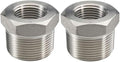 Beduan Stainless Steel Reducer Hex Bushing 1-1/4" Male NPT to 1" Female NPT Reducing Cast Pipe Adapter Fitting for Air Water Gas Fuel(Pack of 2)