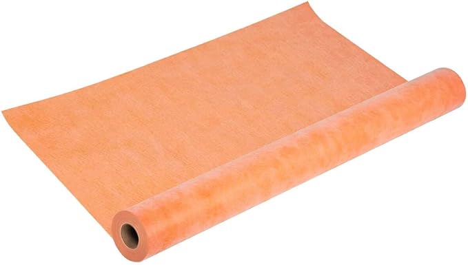 Waterproof Membrane for Shower 3.8 ft x 29 ft / 108 Square Feet Waterproofing Shower Membrane 25.6mil Thickness Waterproof for Sauna Bathroom Walls Tile Underlayment 108 sqft Polyethylene Fabric Roll