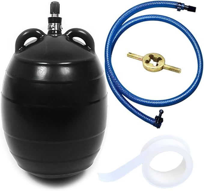 Water Shut Off Airbag with Long Hose, 4 Inch Inflatable Pipe Plug, Pipe Test Plug, Test Ball Plug, Used for Drainage Pipe, Sewage Pipe Temporary Water Blocking, Closed Water Test