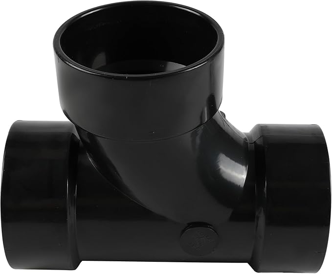 5-Pack EFIELD 1-1/2"ABS DWV SANITARY Hub TEE