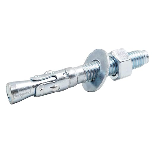 3/8" x 3" Wedge Anchor, for Cement and Concrete only, zinc-Plated Carbon Steel Screws and lag Bolts （ 100 pcs