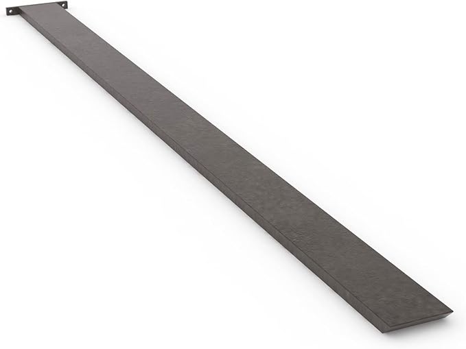 Iron Supports Hidden Island Countertop Support Bracket - Heavy Duty Brackets for Granite Countertops - Steel Kitchen Island Support Brackets (Raw Steel - 44 Inch)