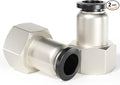 TAILONZ PNEUMATIC Female Straight 5/16 Inch Tube OD x 1/8 Inch NPT Thread Push to Connect Fittings PCF-5/16-N1(Pack of 2)