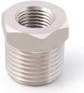 Stainless Reducer Bushing NPT 1" Male to 3/8" Female Reducing Hex Pipe Fitting