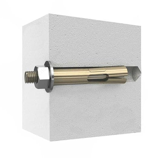 Eight (8) 5/16" x 2-1/2" Zinc Plated Hex Nut Sleeve Anchor Bolts (BCP984)