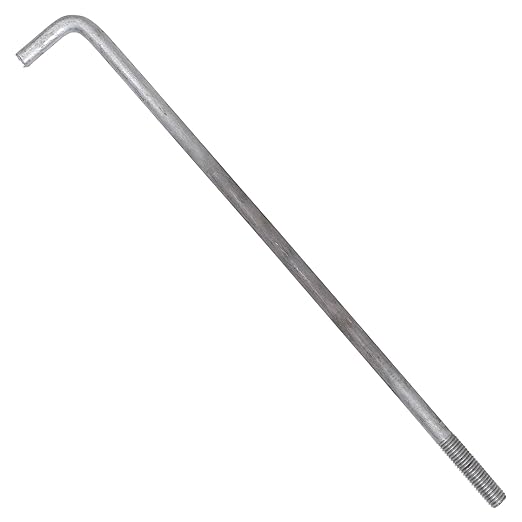 1/2"-13 x 16" L-Bolt Concrete Anchor Bolt - Hot Dip Galvanized by Conquest Fasteners