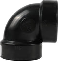 10-Pack EFIELD 1-1/2 in. ABS DWV 90-Degree Hub x Hub Vent Elbow Fittings