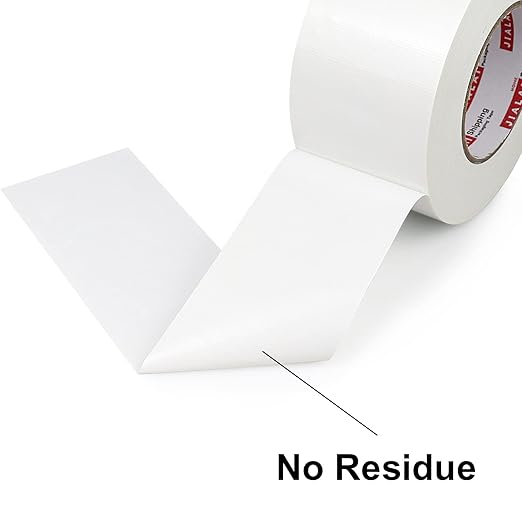 White Duct Tape 3 inch, Industrial Grade 3 inches x 55 Yards (164 ft), 9 Mil Heavy-Duty, Waterproof, UV Resistant for Crafts & Home Improvement