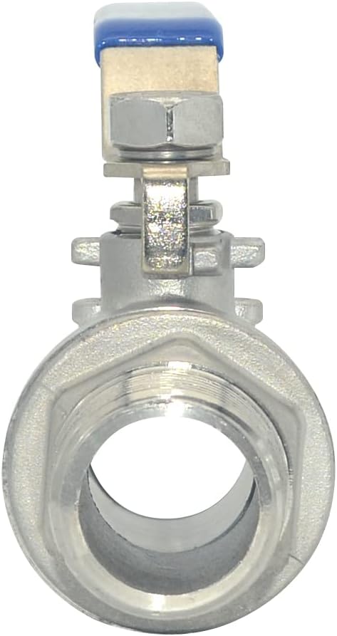 DAN SPEED Full Port Ball Valve Male x Female S304 Stainless Steel Heavy Duty for Water, Oil, and Gas,1000WOG (1inch)