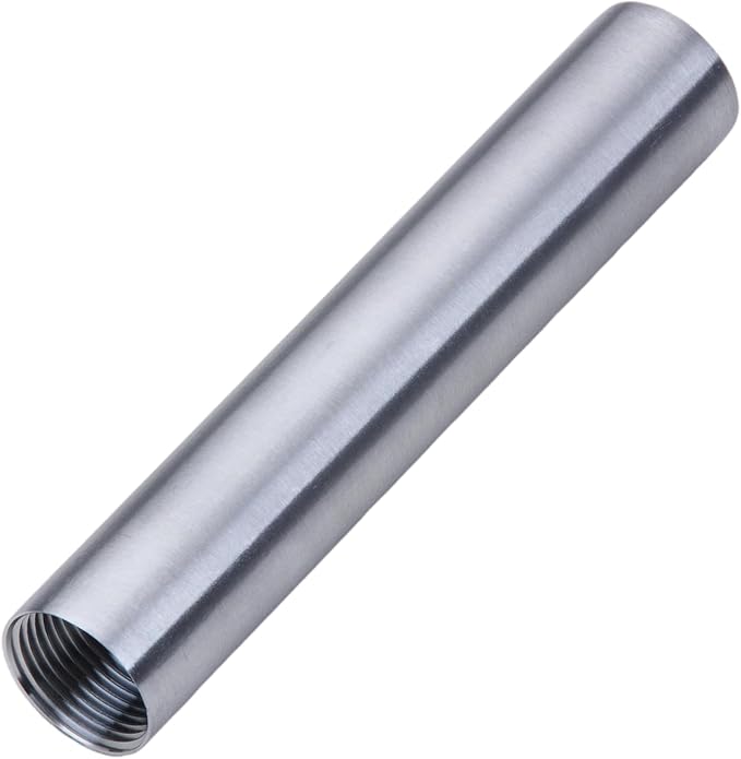 CONSTELLAR 304 Stainless Steel Pipe Fitting - 1" NPT Female x 1" NPT Female Threaded Thickened Pipe Wall, 100mm (4 inch) Length Heavy Nipple Seamless Pipe (1 Pcs)