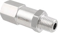 Yoebor 304 Stainless Steel Detachable Check Valve One Way Non-Return Valve for Water Oil Gas 1/8" Female NPT (Inlet) x 1/8" Male NPT, 1pc