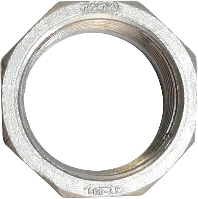 1-1/2" Male NPT to 1-1/4" Female NPT Female Reducing/Reducer Bushing Pipe Fitting,Adapter,Stainless Steel SS 304 Hex Bushing