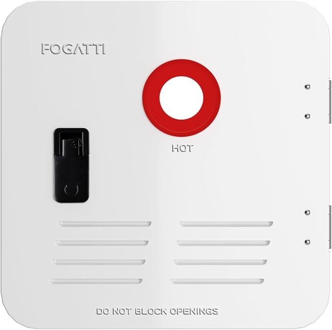 FOGATTI 15x15" RV Water Heater Replacement Door Kit - White | External Access Panel for FOGATTI Tankless Heaters Only