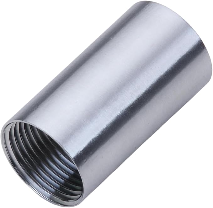 CONSTELLAR 304 Stainless Steel Pipe Fitting - 1" NPT Female x 1" NPT Female Threaded Thickened Pipe Wall, 50mm (2 inch) Length Heavy Nipple Seamless Pipe (1 Pcs)
