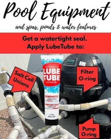 LubeTube 4oz (12 Pack) Multipurpose Synthetic Grease for Pool Equipment, Plumbing Fixtures, RV Toilets, Marine, Machinery & Household Use – PFAS-Free, Food-Grade, Ceramic-Enhanced – Made in USA