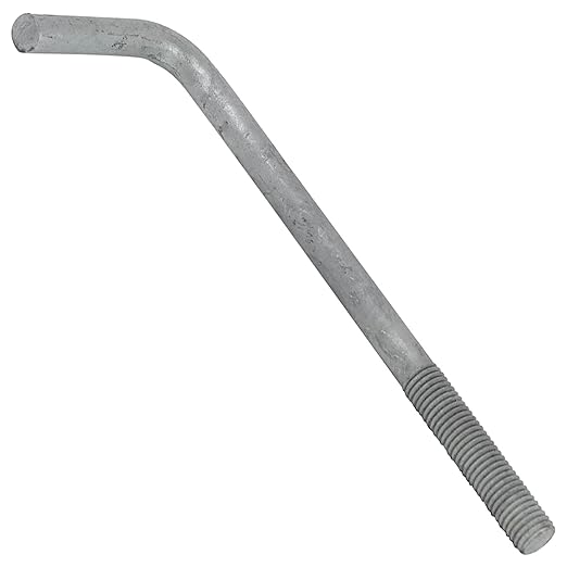 5/8"-11 x 10" L-Bolt Concrete Anchor Bolt - Hot Dip Galvanized by Conquest Fasteners