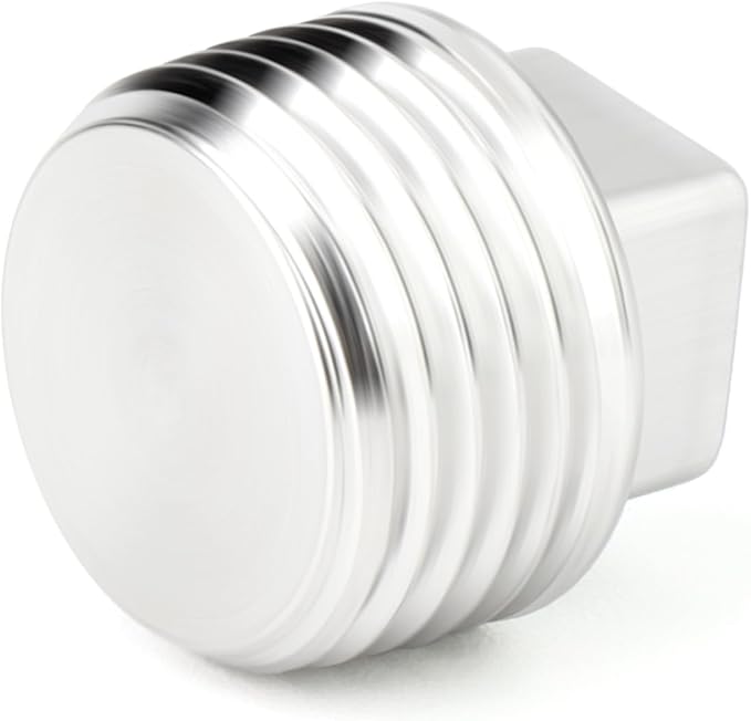 TAISHER 5PCS 304 Stainless Steel Outer Square Thread Socket Pipe Plug Fitting 3/8" NPT Male