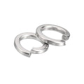 uxcell 120 Pcs Spring Lock Washer, M8 Split Lock Washer Assortment 316 Stainless Steel Lock Washers for Screws Bolts Nuts, Silver