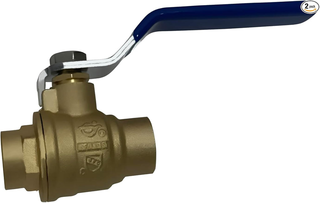 XFITTING 1/2 Inch Sweat Ball Valve, 2 Pieces