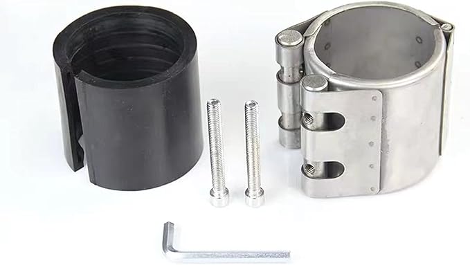 Pipe Repair clamp,Leak Sealer,Emergency Pipe Repair Kit for Plastic and Metal Pipes (113mm-116mm/4 inch)