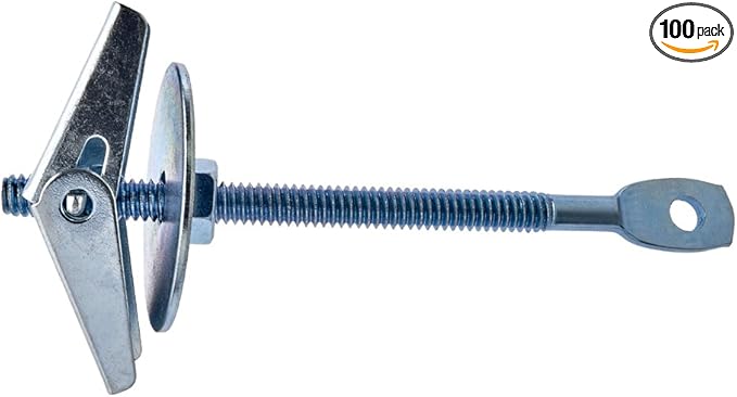 ToolPro 4 in. Eye Lag Toggle Assembly Screws, 100 Pack
