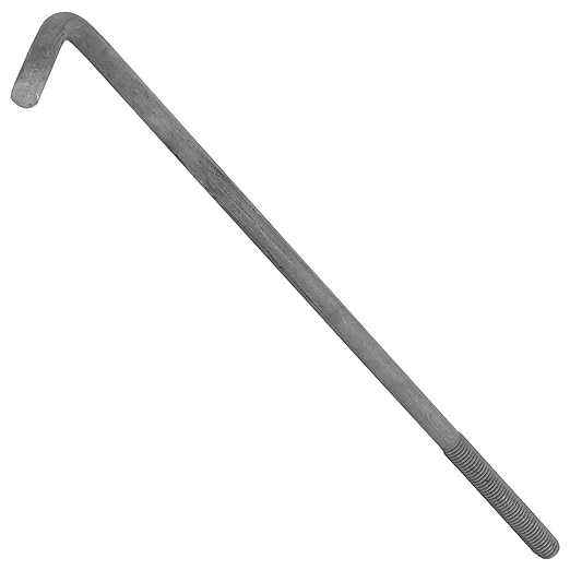 5/8"-11 x 18" L-Bolt Concrete Anchor Bolt - Hot Dip Galvanized by Conquest Fasteners