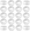 20Pack 1inch PVC Pipe End Cap Fitting,Schedule 40, 1" PVC Pipe End Cap Plug Adapter for Cold Water Supply Lines, Garden Irrigation,Pipe Fitting Systems& DIY Garden Shelf,White.