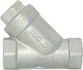 1/2" WYE Strainer Mesh Filter Valve,800WOG Y-Spring NPT Female Check Valve,Stainless Steel SS316 CF8M