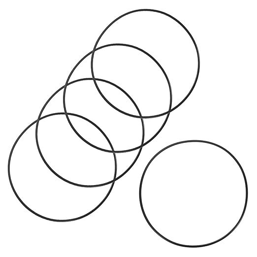 5-Pcak Nitrile Rubber O-Rings, 157mm ID, 165mm OD, 4mm Width, Metric Sealing Washer Gasket for Automotive Machine Plumbing/Faucet/Air or Gas Connections, Resists Oil and Heat
