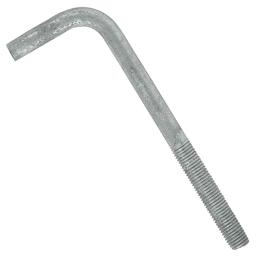 3/4"-10 x 10" L-Bolt Concrete Anchor Bolt - Hot Dip Galvanized by Conquest Fasteners