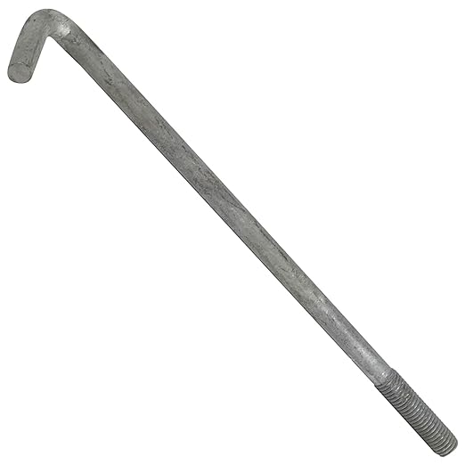 1/2"-13 x 12" L-Bolt Concrete Anchor Bolt - Hot Dip Galvanized by Conquest Fasteners