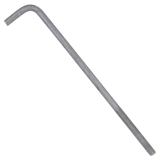 3/4"-10 x 20" L-Bolt Concrete Anchor Bolt - Hot Dip Galvanized by Conquest Fasteners