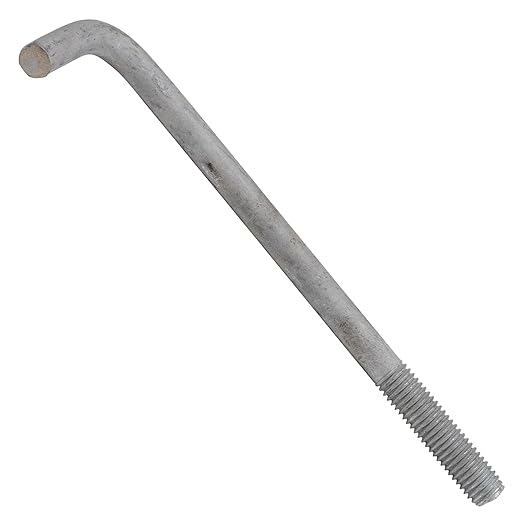 1/2"-13 x 8" L-Bolt Concrete Anchor Bolt - Hot Dip Galvanized by Conquest Fasteners