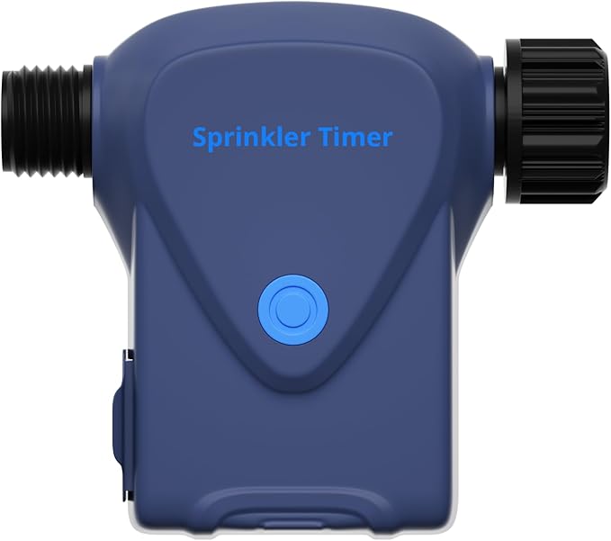 YoLink Smart Sprinkler Hose Timer with Flow Meter & Auto Shutoff, Single Zone, 3/4" GHT, App Schedules, Gallon-Based Watering, LoRa Long Range, Alerts, Hub Required, YS4103