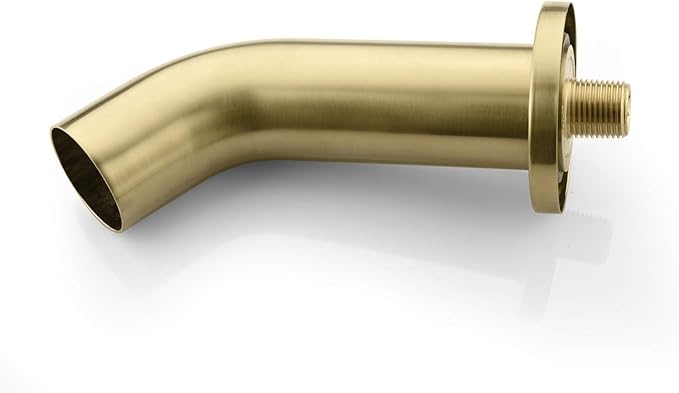 sumerain Pressure Balance Shower and Tub Faucet Set Brushed Gold with Tub Spout, 8" Shower Head, High Flow