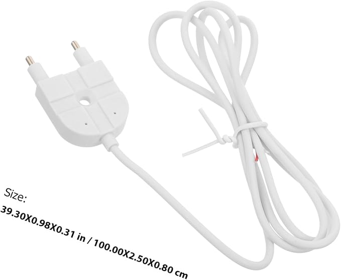 PartyKindom Water Leak Detector Probe with 1M Stainless Steel , Reusable Water Sensor Tool for Flood and Liquid Leak Detection in Homes and Basements