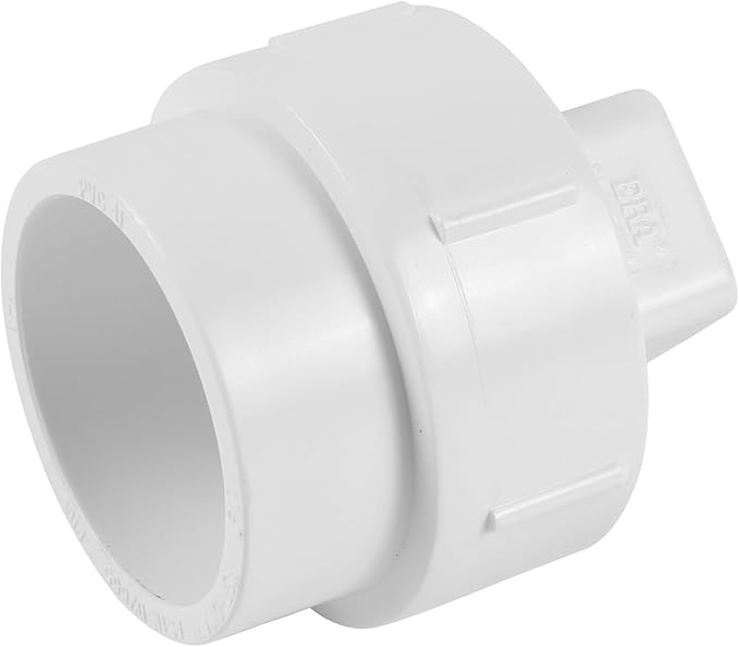 5-Pack EFIELD 2“ PVC DWV Fitting Cleanout Adapter w/C.O Plug (SPG x FPT)