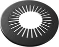 1 Piece Pipe Cover Flange Decoration Fit 2.36 to 3.07 inch Outer Diameter Pipe (60-78mm), PP Plastic Radiator Escutcheon Plate, Plumbing Cover Plates for Floor Wall Tube Decor, Black